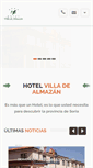 Mobile Screenshot of hotelvilladealmazan.es